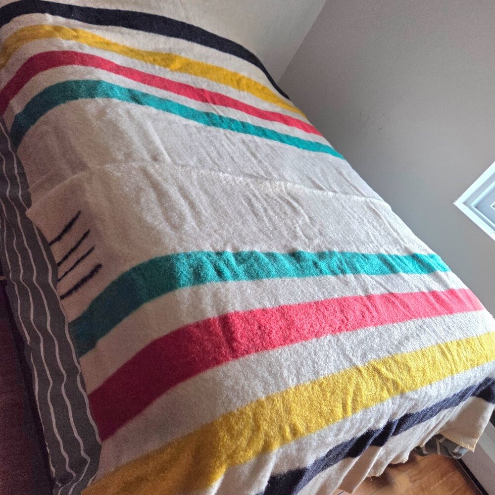 Hudson Bay Vintage Wool Blanket